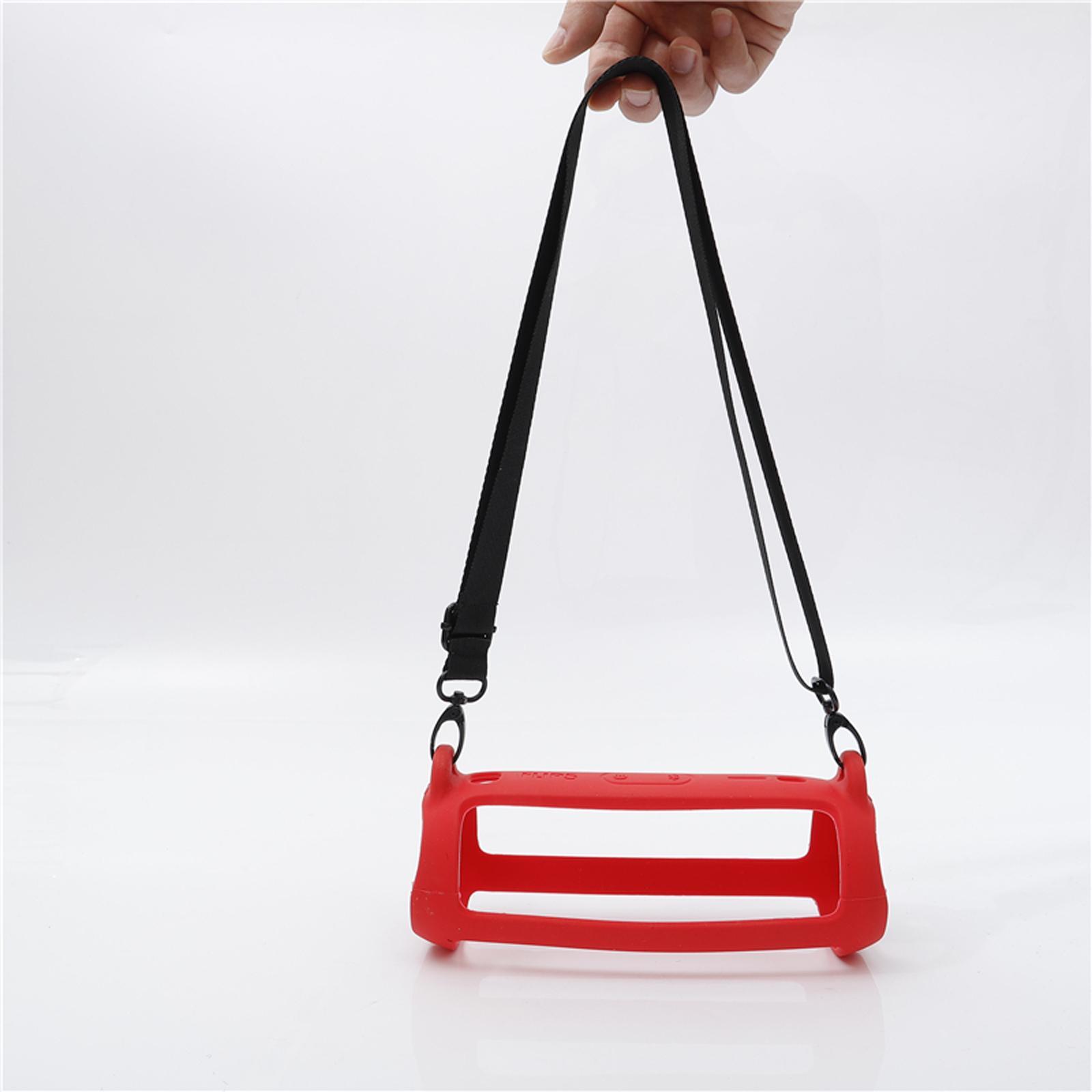 Case Silicone Portable with Carabiner &amp; Strap for JBL Flip 5