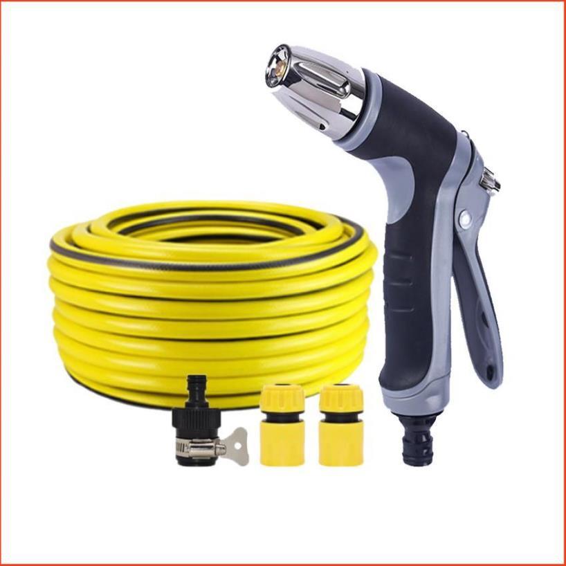 Bộ dây và vòi xịt rửa xe tưới cây tăng áp 7-10m 206817