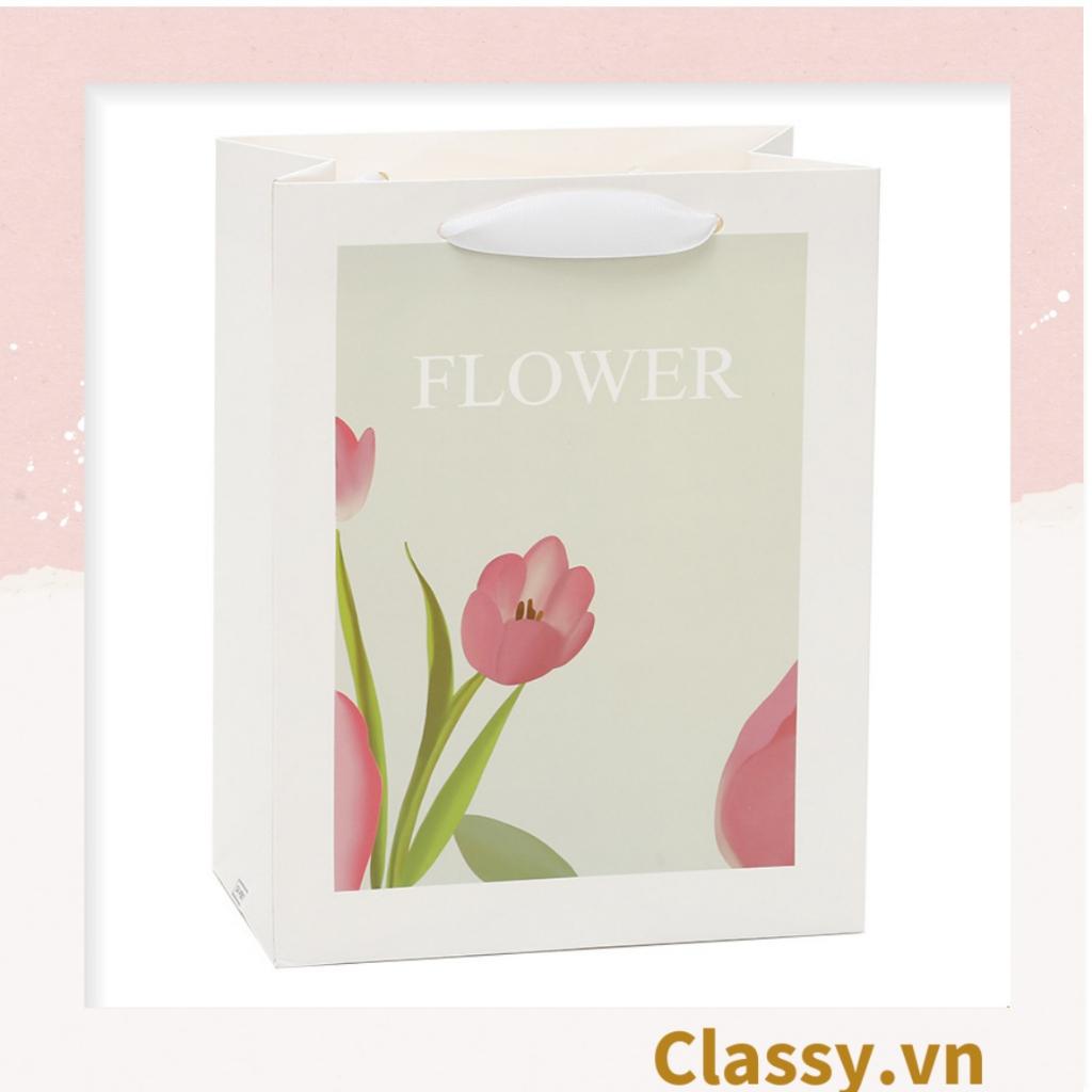 Túi giấy Classy chất liệu dày dặn, quà tặng, đi shopping tiện lợi Q1495