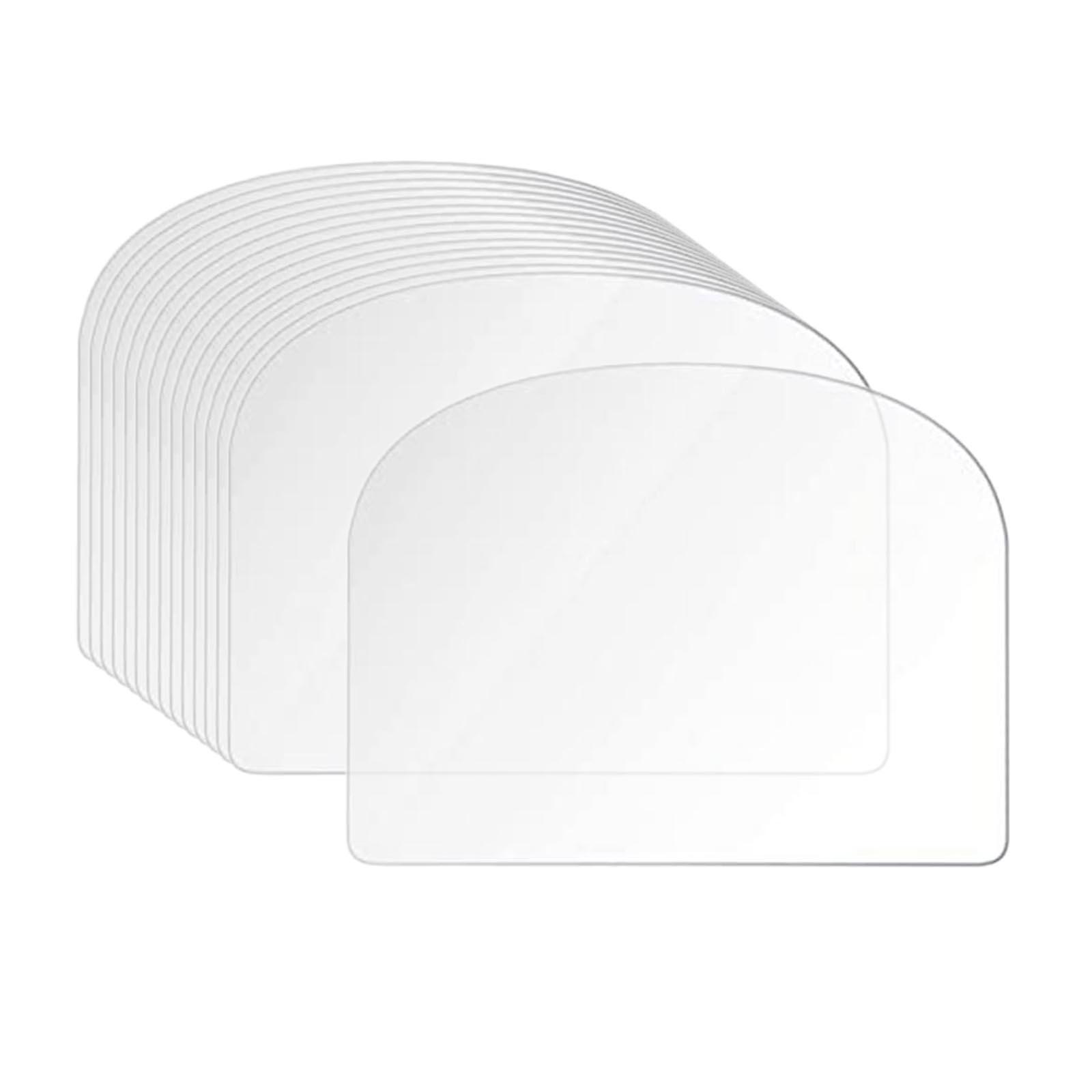 Of 15 Cake Scraper Smoother Smear Transparent Scraper for Household