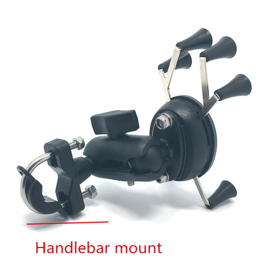 Jadkinsta Xe Máy Tay Cầm Giá Đỡ Phía Sau Gương Dạng Ray Ốp Cho GoPro ĐTDĐ Điện Thoại Thông Minh Cho X XR 11 12 13