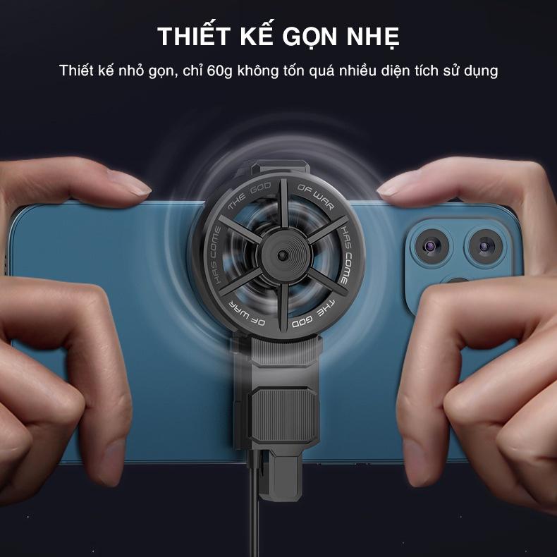 MEMO FL06 | Quạt tản nhiệt gaming nhỏ gọn nhẹ kết nối usb