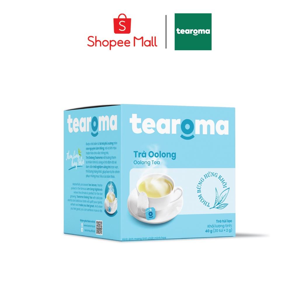 Tearoma Trà Oolong túi lọc Hộp 20 gói x 2gr