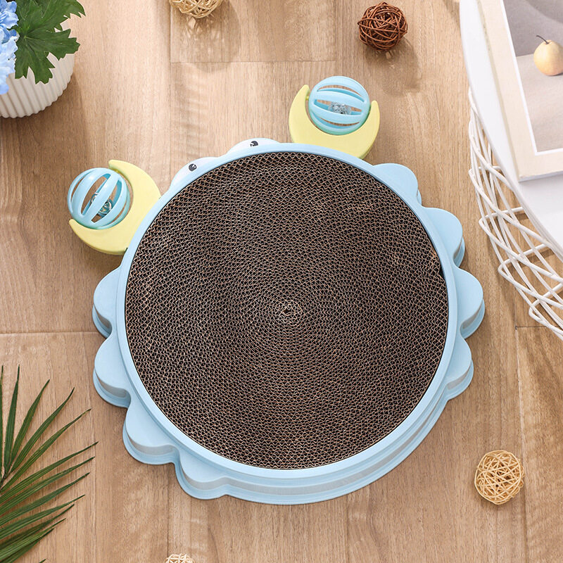Bàn Cào Móng Cho Mèo Hình Con Cua Loại Xịn Có Thể Thay Thế Lõi - YonaPetshop