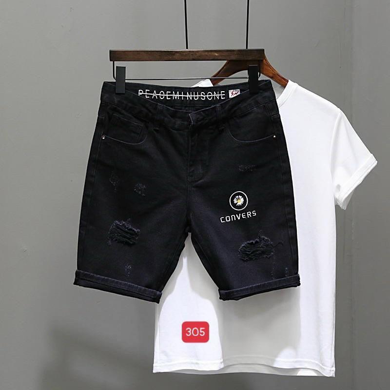 Quần short jean nam, quần short nam cao cấp A440