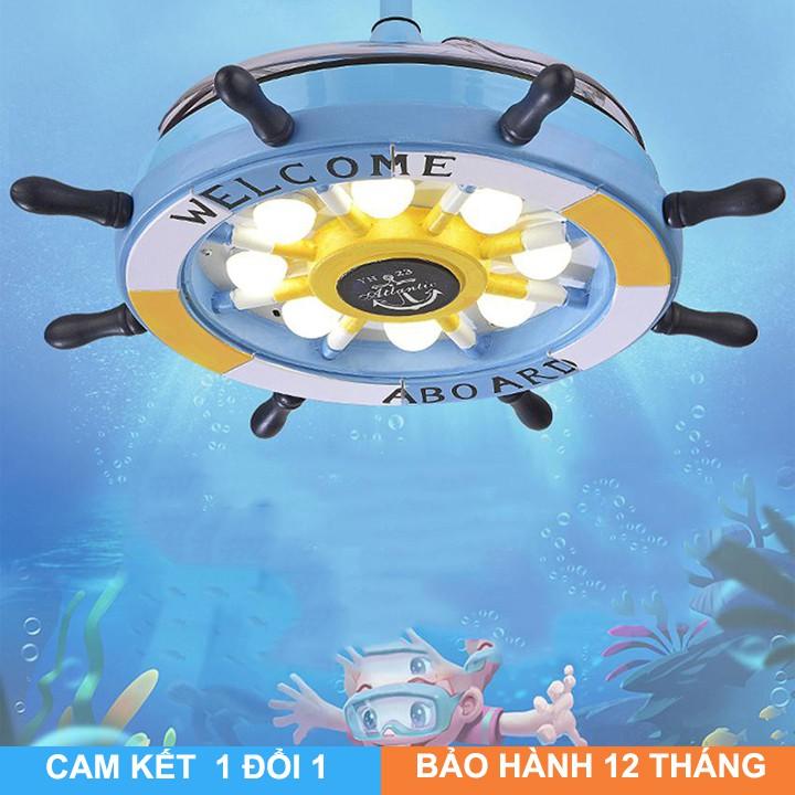 Đèn Quạt trang trí trần 3 màu 72w kiểu dáng sang trọng