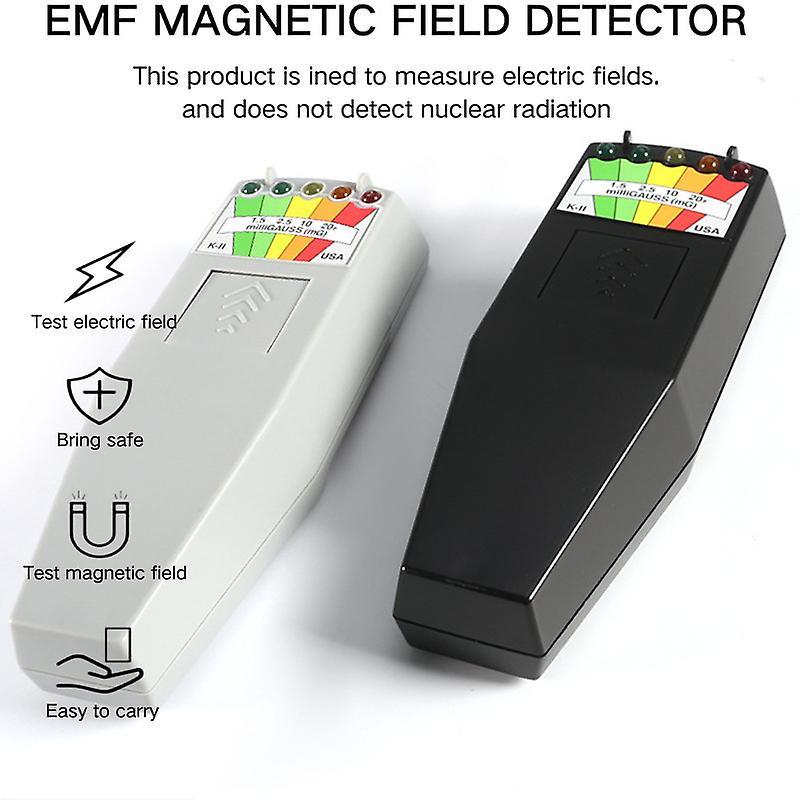 LED cầm tay EMF Điện từ Điện từ Ghost Hunting Deting Deter Tester Thử nghiệm thiết bị huyền bí 50 Hz-20000 Hz