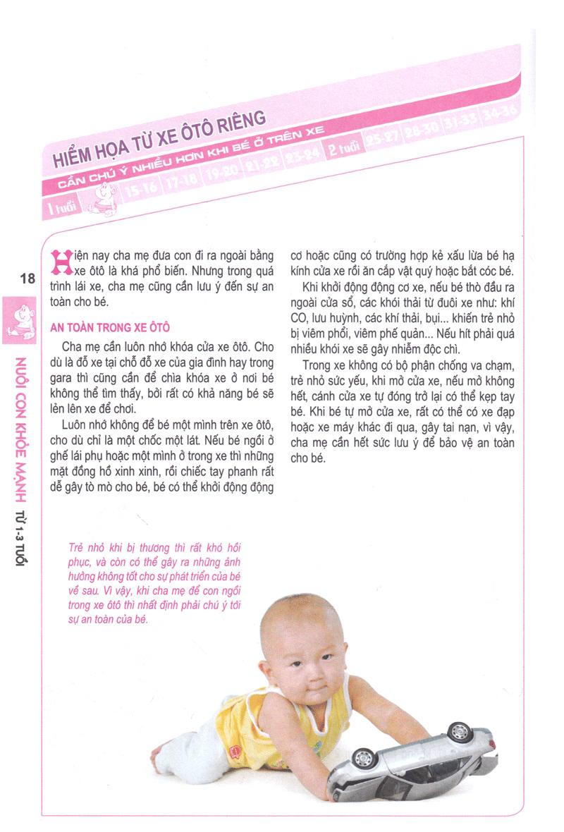 Nuôi Con Khỏe Mạnh Từ 1-3 Tuổi