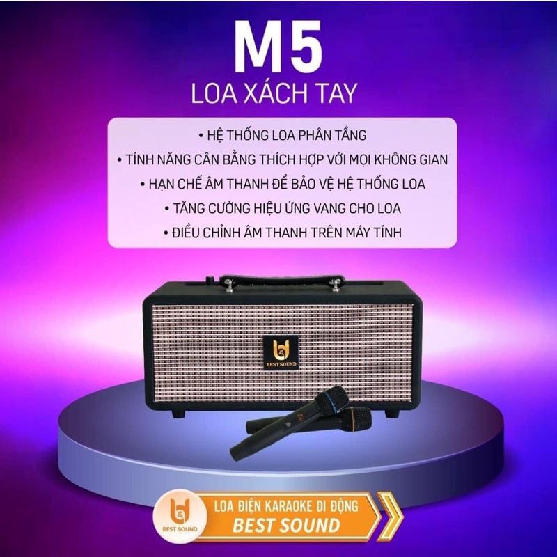 Loa di động cao cấp chính hãng Best Sound M5 Musicbox (hàng nhập khẩu)