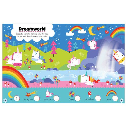 Squishy Stickers Unicorn World