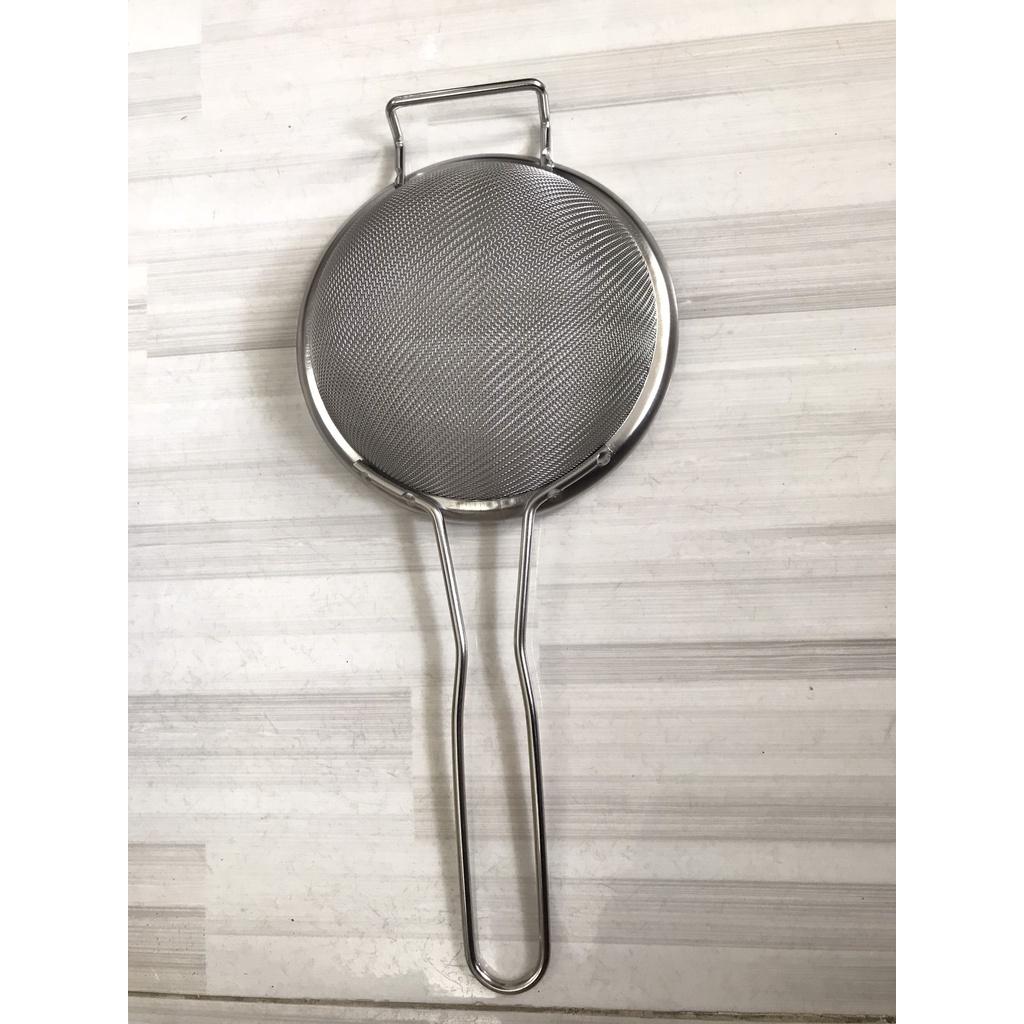 Rây lọc inox 304 hàng dày cứng cáp dùng làm rây cháo vợt ráo dầu lọc rau má vớt đồ chiên đa năng