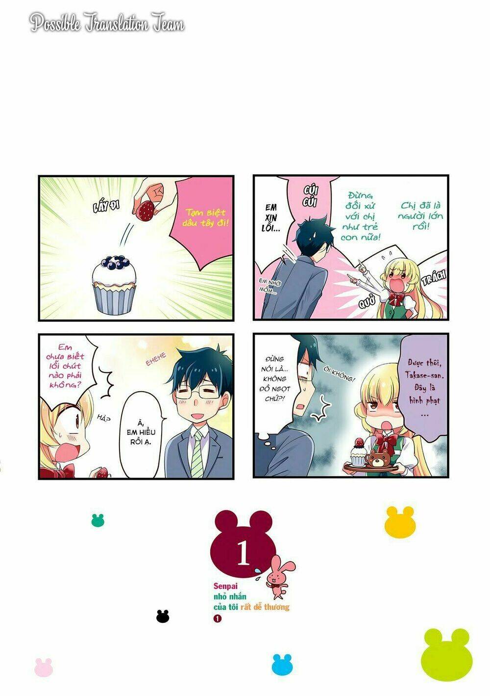 senpai nhỏ nhắn của tôi rất dễ thương chapter 15.5 3