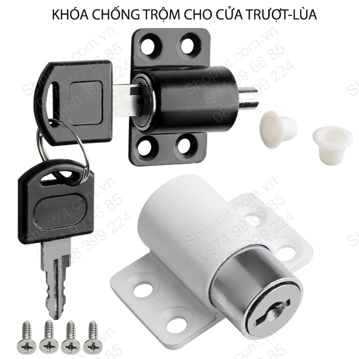 Khóa chống trộm gắn cửa trượt, cửa sổ - cửa đi J6202