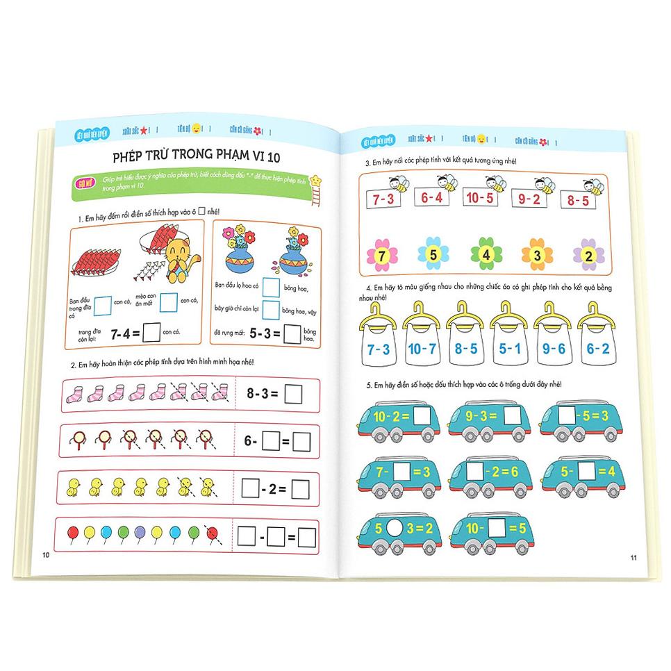 Bé Vào Lớp 1 - Bé Học Toán (Dành Cho Bé Từ 4-6 Tuổi)
