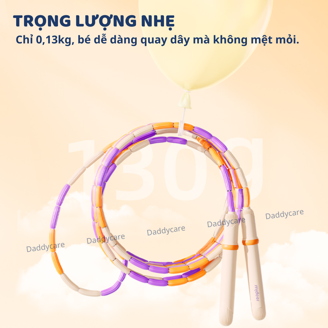 Dây nhảy thể dục vận động cho bé Mideer Soft Beaded Jump Rope