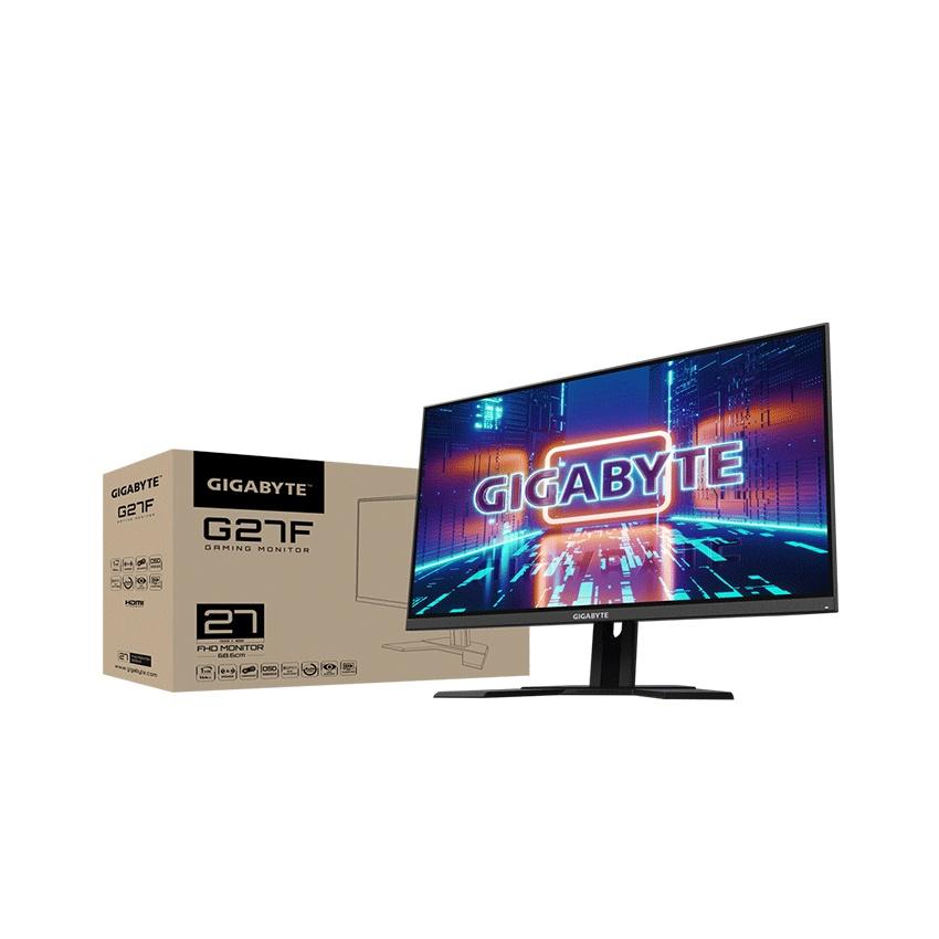 Màn hình máy tính Gigabyte G27F  EK 27inch / FHD / IPS /144Hz/1ms/300nits/HDMI+DP+USB) - NEW - BH 36T - Hàng chính hãng