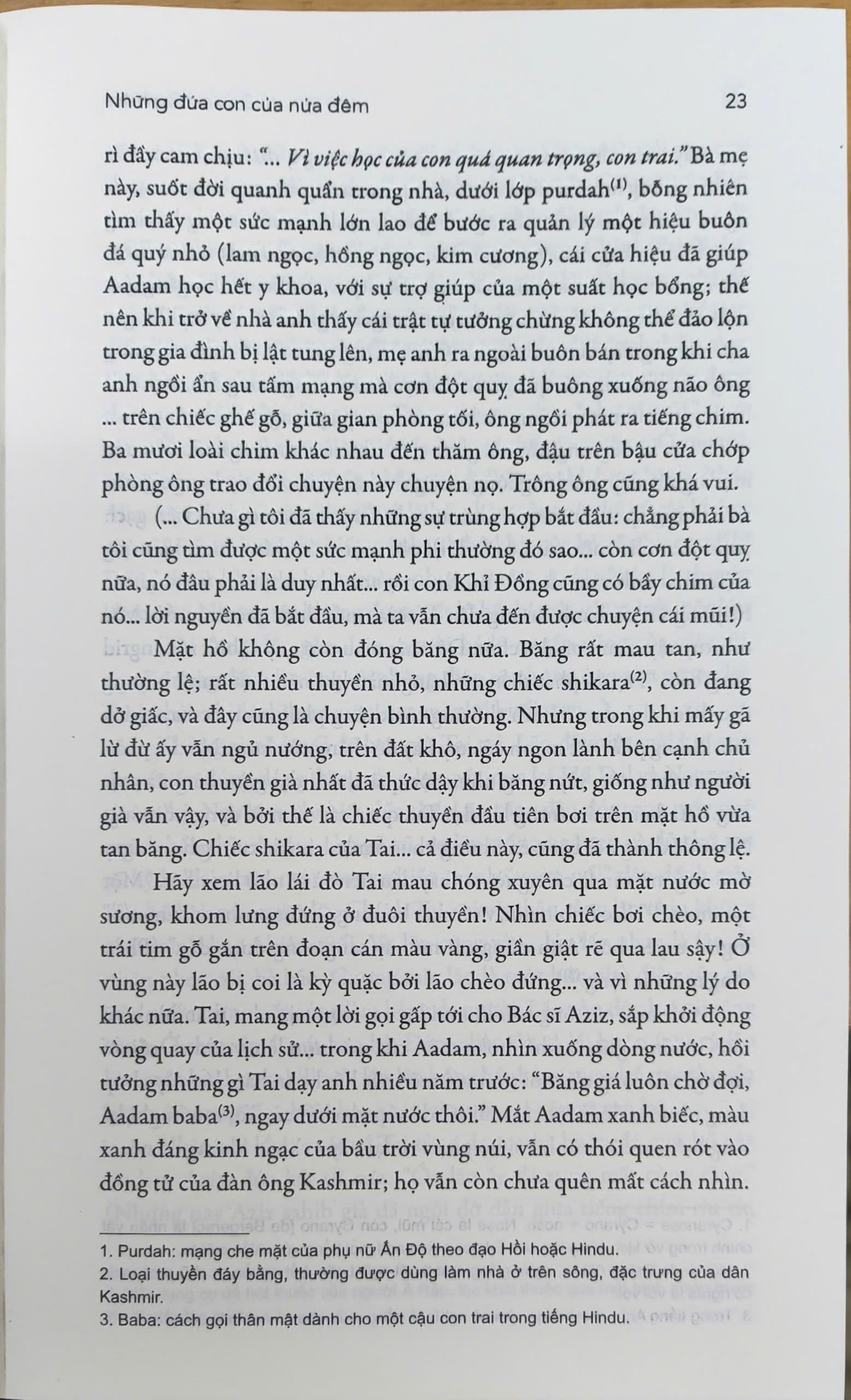 Sách - Những đứa con của nửa đêm (Salman Rushdie) (Nhã Nam Official)