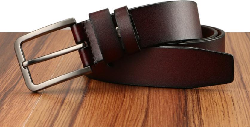 Thắt lưng nam Cao cấp, Chất liệu Da bò 1 lớp, mặt khóa kim chắc chắn - MK5