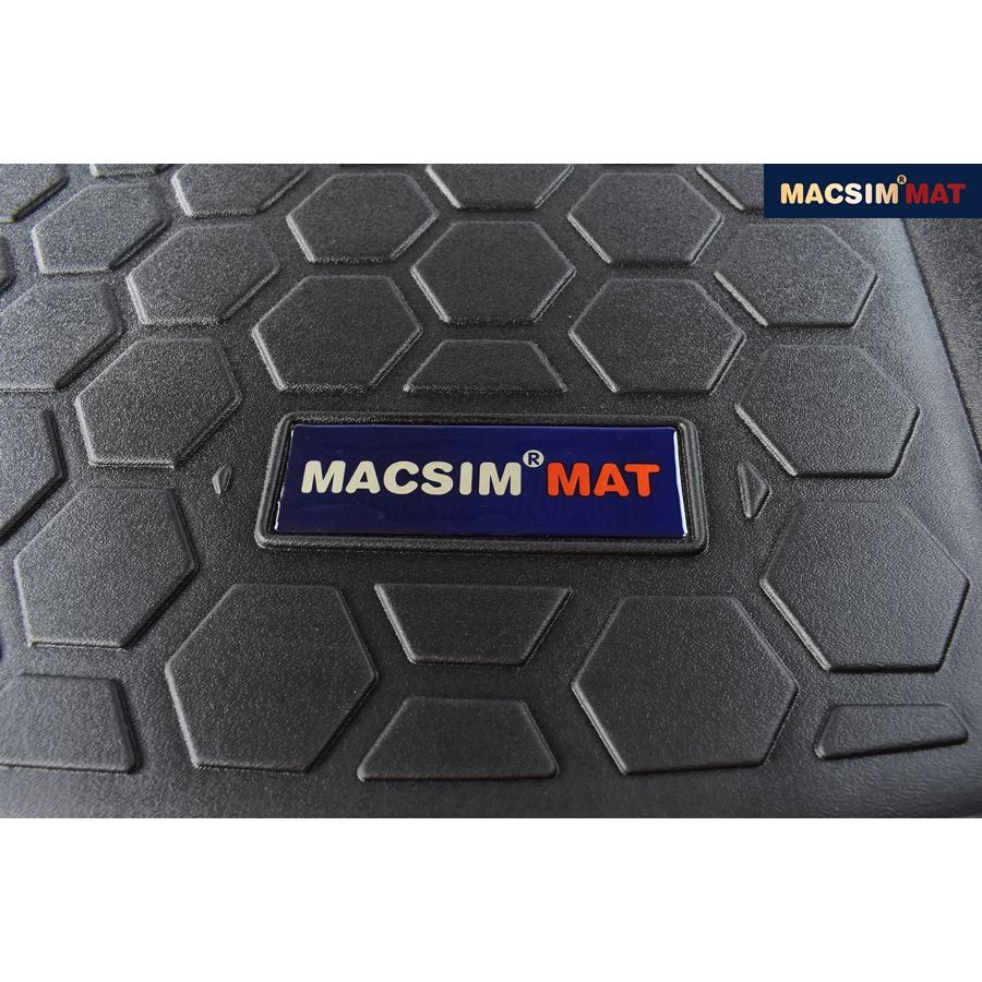 Thảm lót cốp VOLKSWAGEN POLO (2004-2016) nhãn hiệu Macsim chất liệu TPV cao cấp màu đen (0416)