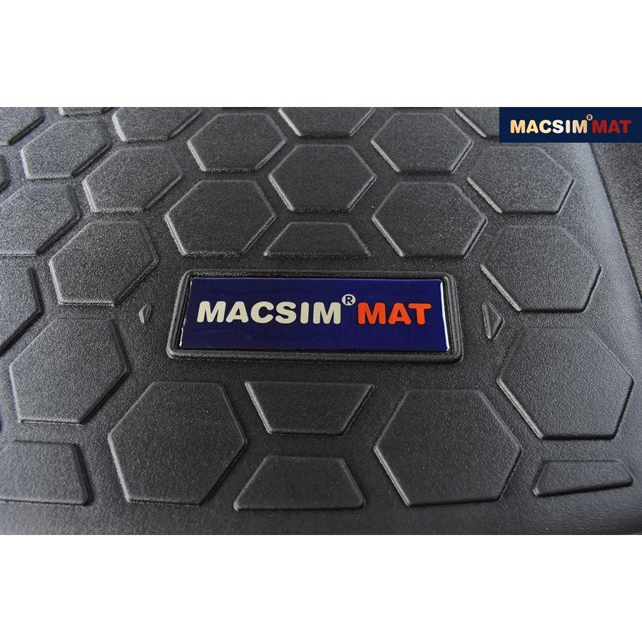 Thảm lót cốp VOLKSWAGEN POLO (2004-2016) nhãn hiệu Macsim chất liệu TPV cao cấp màu đen (0416)