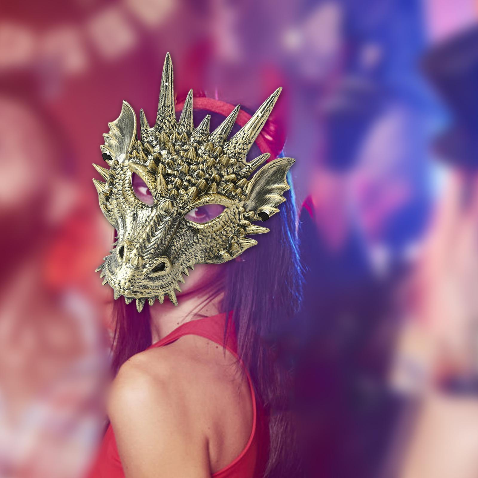 3D Dragon Animal Headdress , Novelty Full Head Cover, Dragon Head , Halloween Masquerade for Shows, Festival, Cosplay Halloween