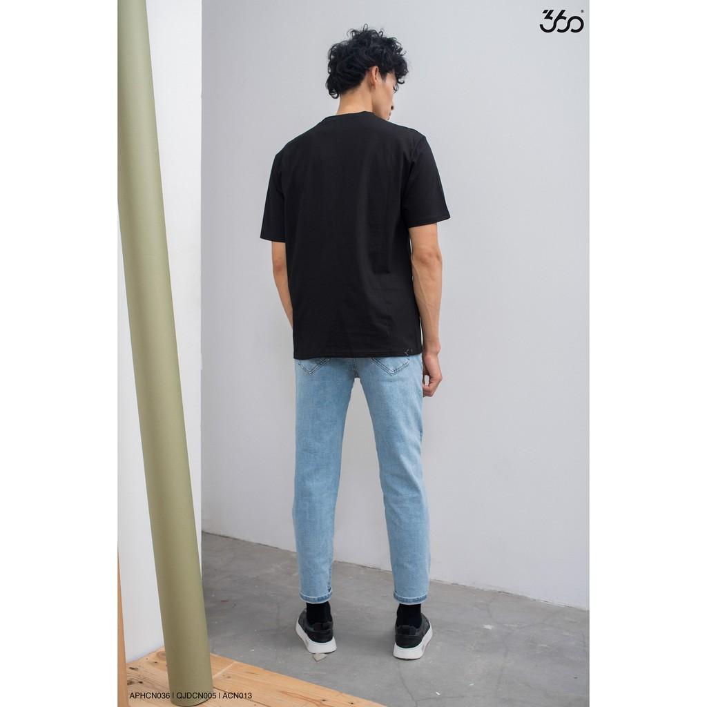 Sale Quần jean nam 360 BOUTIQUE dáng dài trẻ trung, năng động - QJDCN005