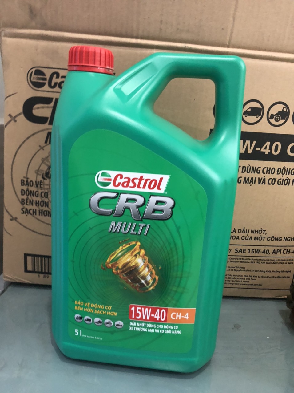 Nhớt Castrol CRB Multi 20W-50 5L