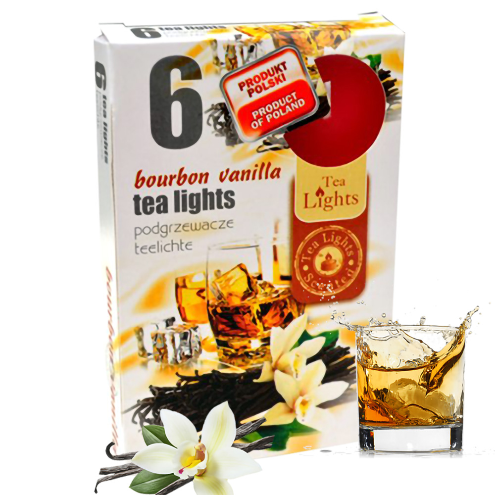 Hộp 6 nến thơm tinh dầu Tealight Admit Bourbon Vanilla QT026112 - hương hoa vani