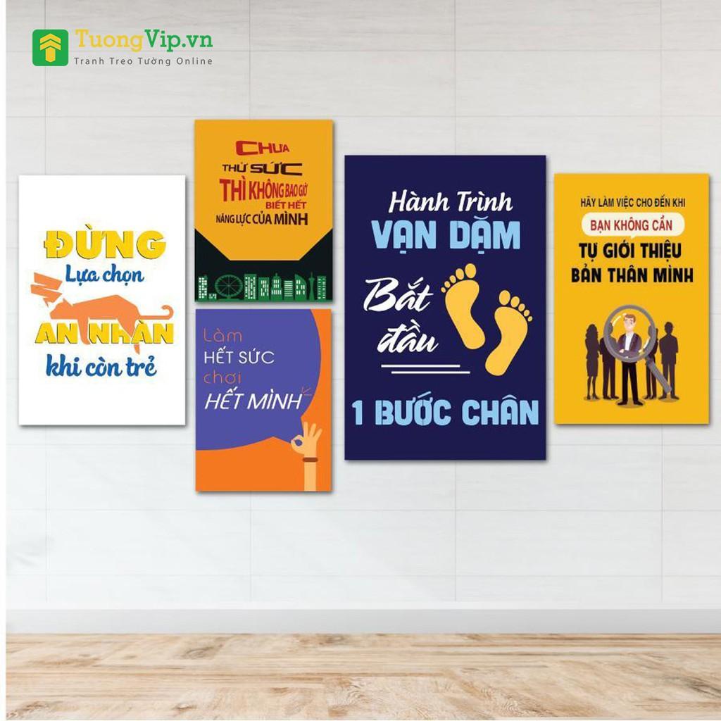 Combo Tranh Treo Tường Tạo Động Lực 08