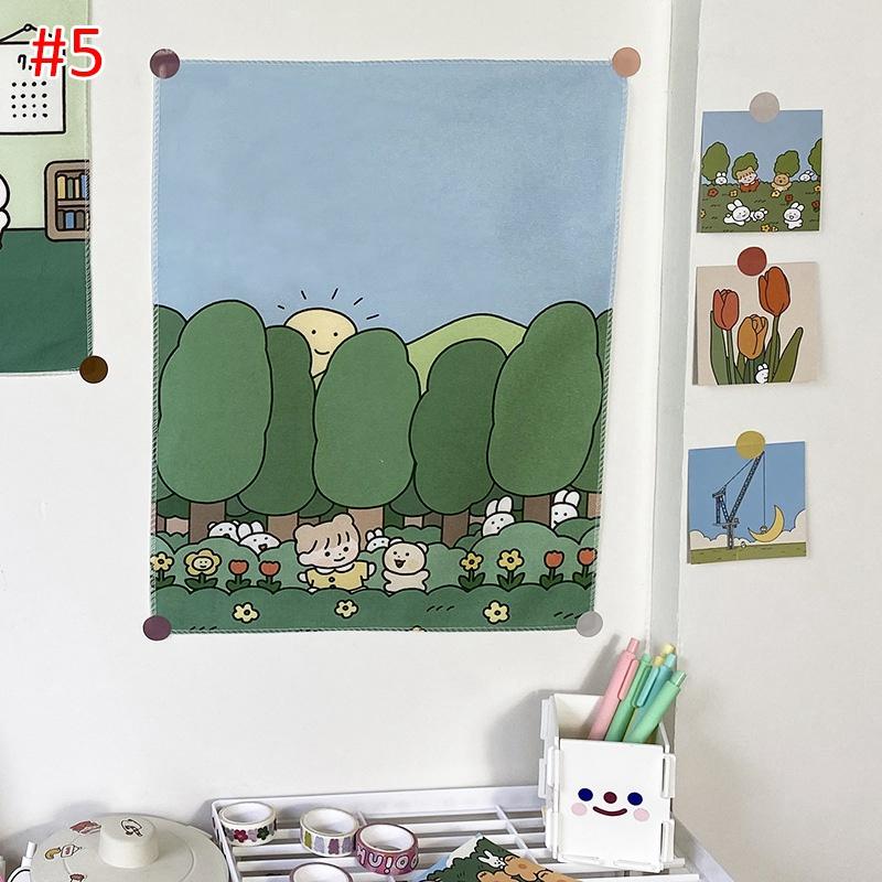 Thảm vải treo tường trang trí nội thất 32x40cm