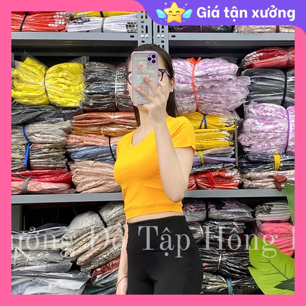 Ảnh Thật 100% - Mặc Là Mê Áo tập GYM nữ đa năng - Yoga nữ - Áo tập croptop bo đai nhiều màu