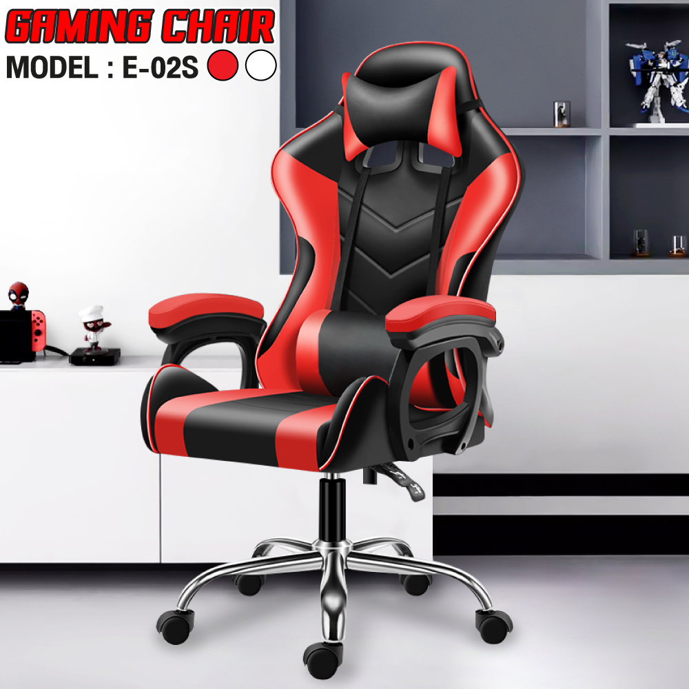 Ghế gaming  cao cấp dành cho game thủ BG model mới E02-S RED (hàng nhập khẩu)