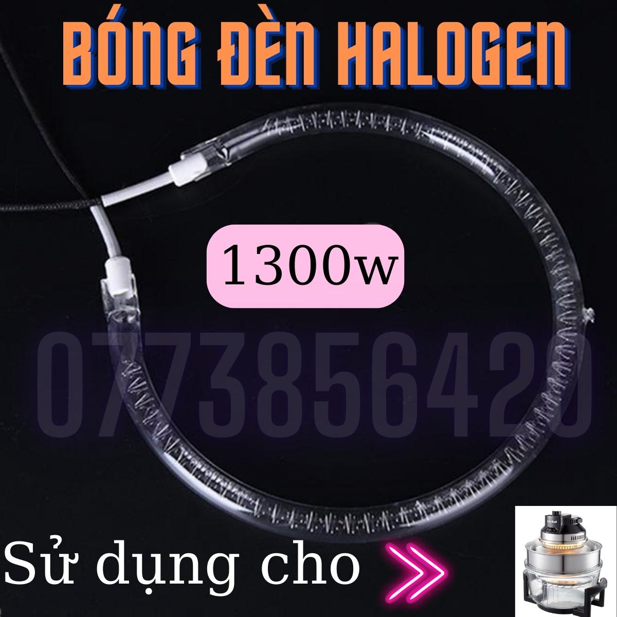 Bóng đèn dùng cho lò nướng thủy tinh công suất 1200 đến 1300w, đường kính trong 13cm, đường kính ngoài 15cm