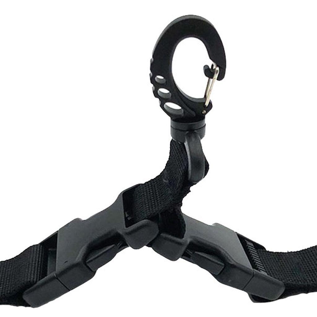 2x Outdoor Nylon Webbing Backpack Buckle Quick Hanger for Molle