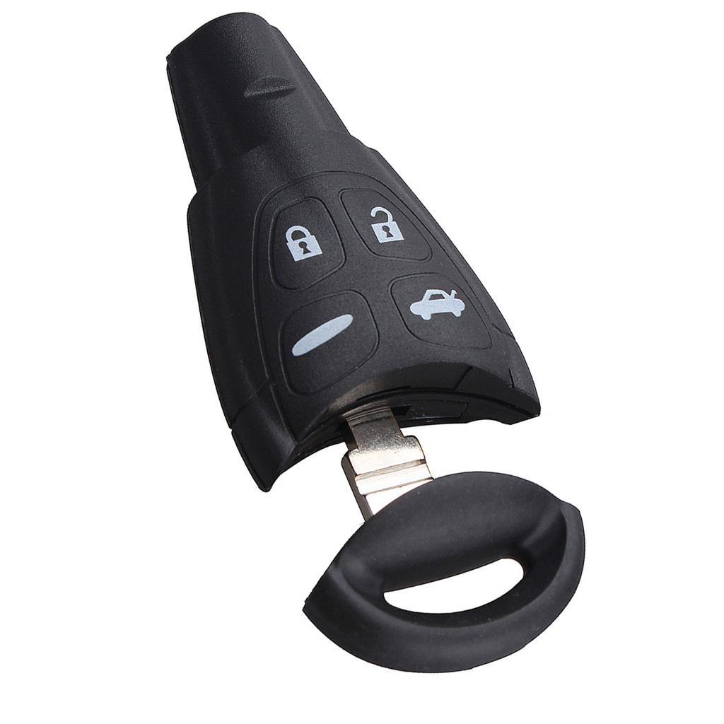 4 Button Pad Remote Key Fob uncut for 95 9-3 9-5