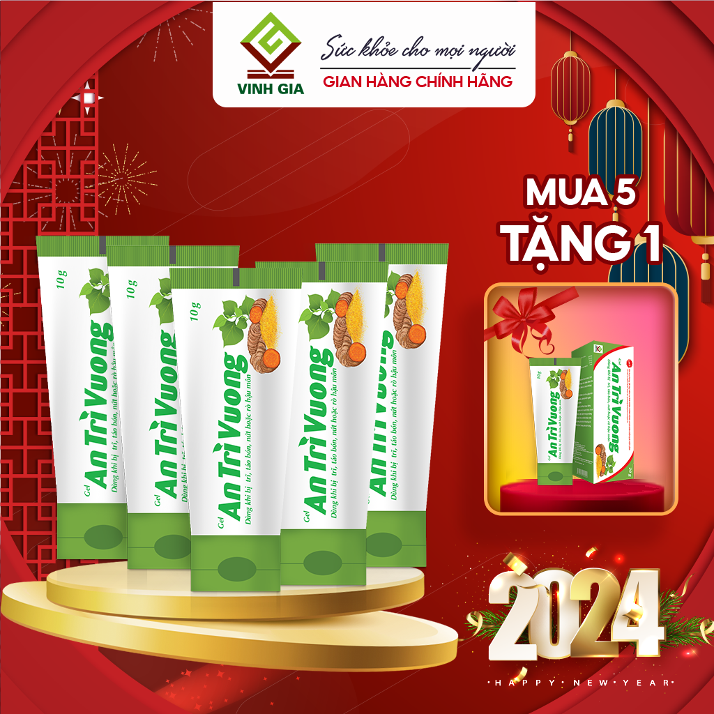 An Trĩ Vương Gel Cải Thiện Trĩ Nội, Trĩ Ngoại, Táo Bón, Nứt Kẽ Hậu Môn 20g/Tuýp
