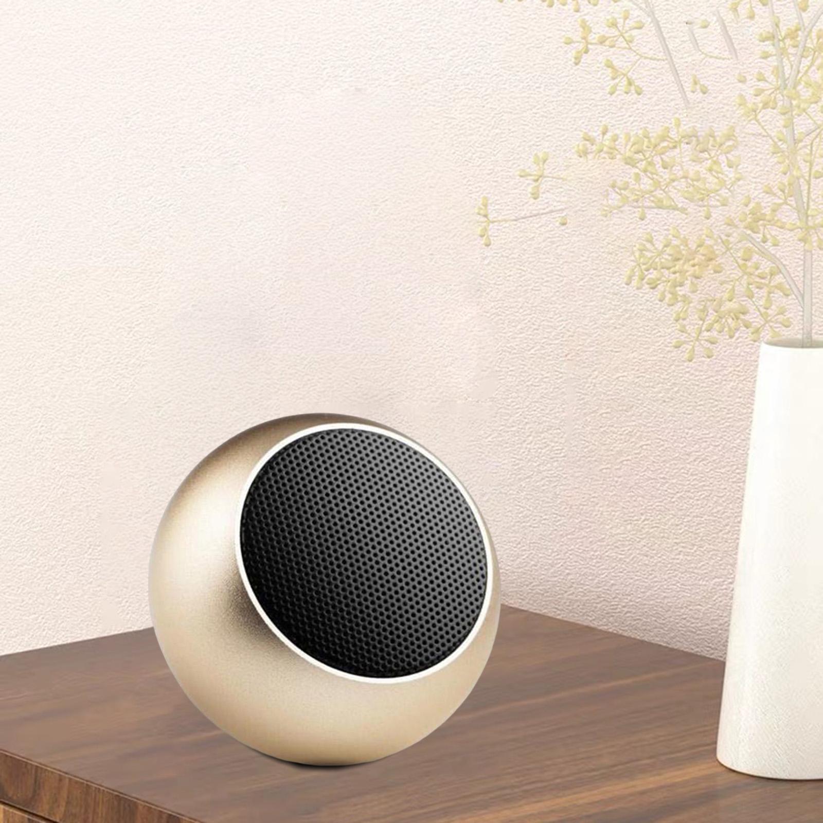 Portable Subwoofer Stereo Compact Durable for Sports Travel Camping Black