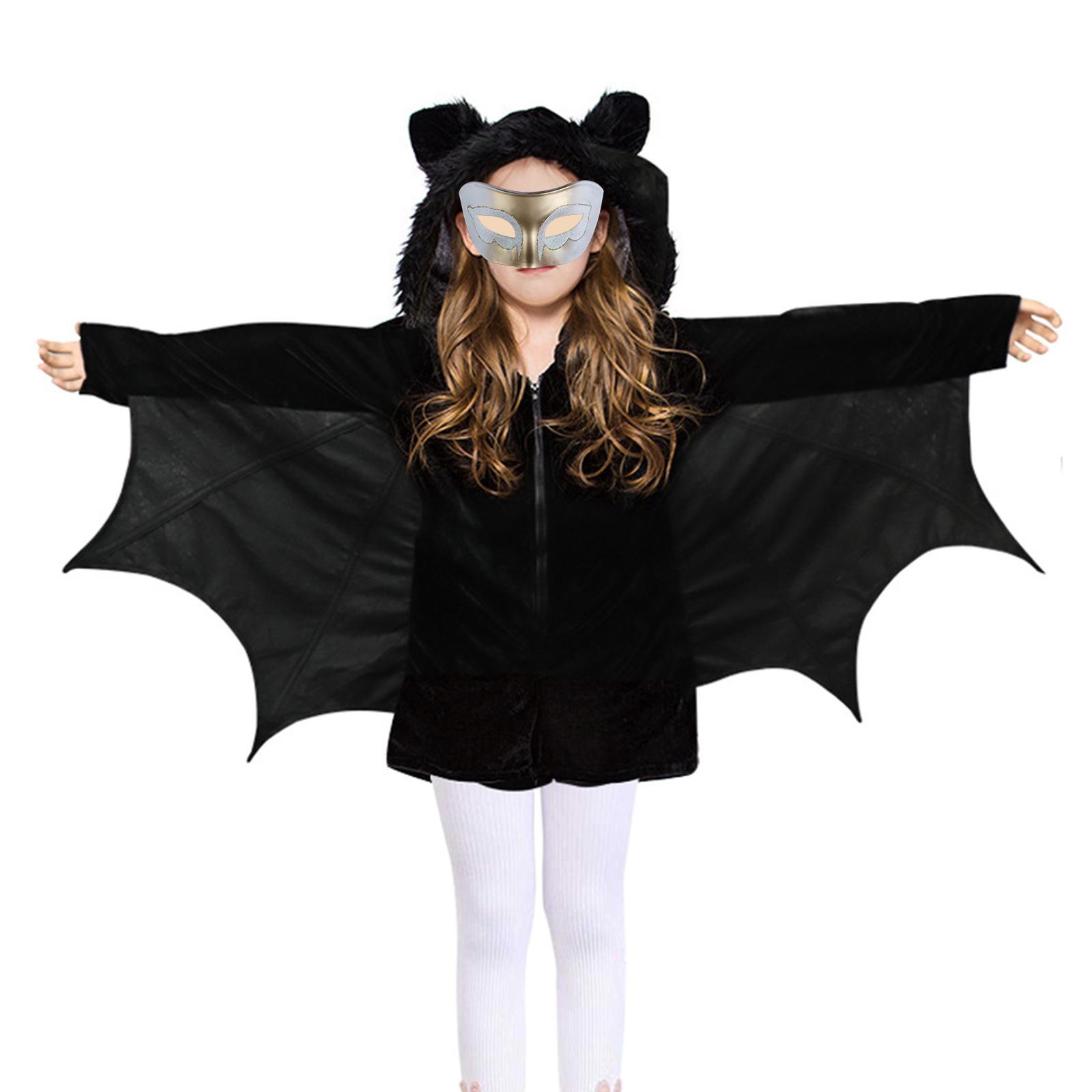 Hooded Halloween Costume Fancy Dress Girls Cosplay Boys Carnival