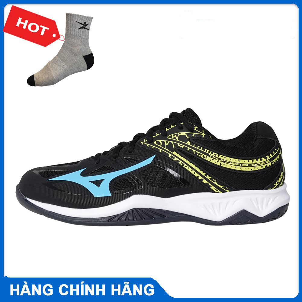 Giày thể thao cầu lông Mizuno THUNDER BLADE 2 V1GA197023, V1GA197007 mẫu mới có 2 màu