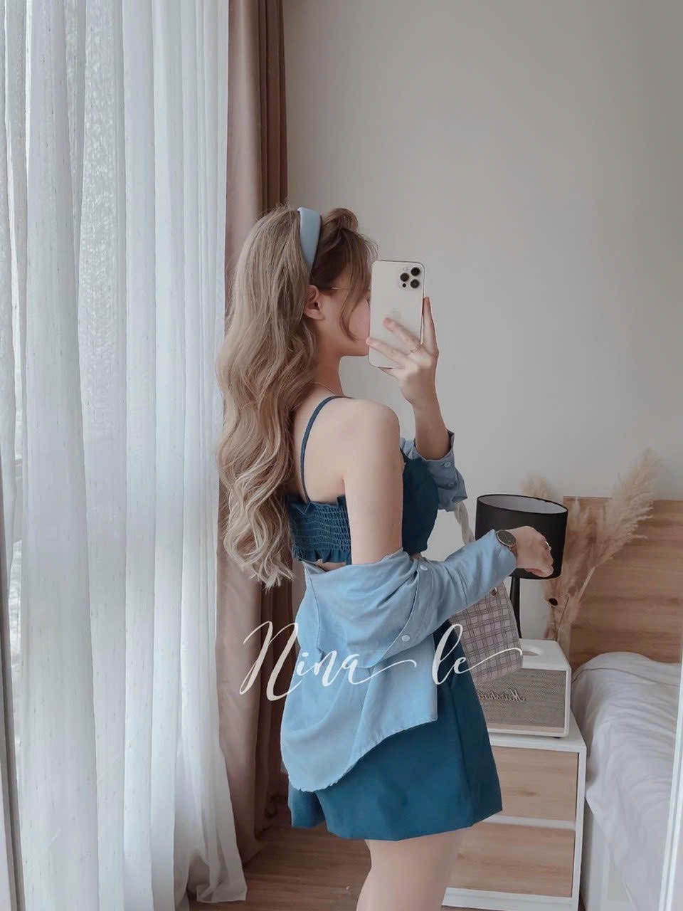SÉT 3 MÓN ĐÙI ÁO CÓ MÚT NGỰC 4 MÀU Y HÌNH