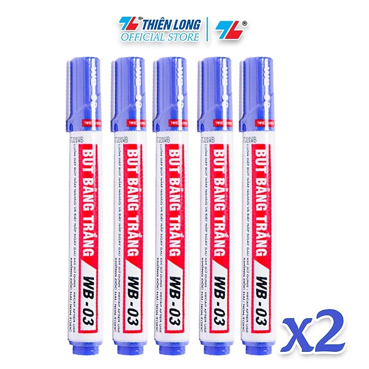 Hộp 10 Bút Lông Bảng Thiên Long WB-03