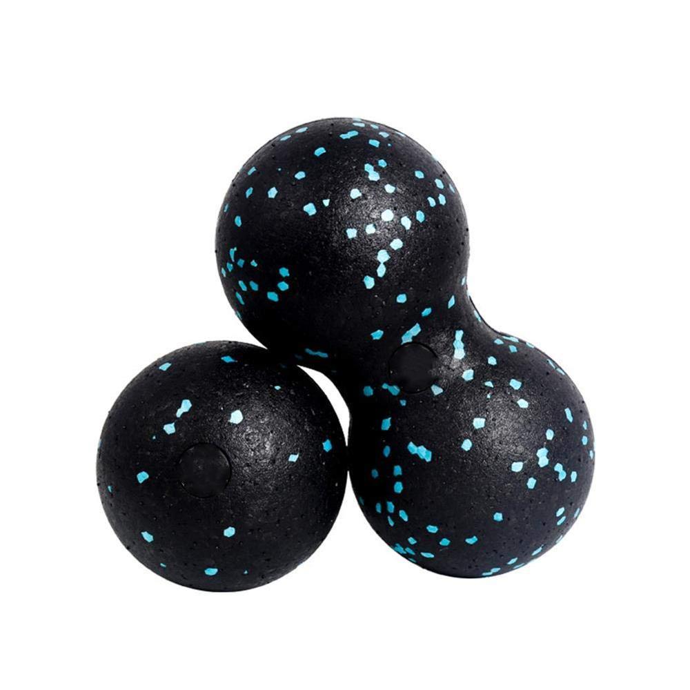 Bóng mát massage Ball Epp Back Trị liệu chân Thể dục Thể dục Massager Balls Point Point Gym Yoga Bài tập giảm đau Color: Blue dot 2pcs