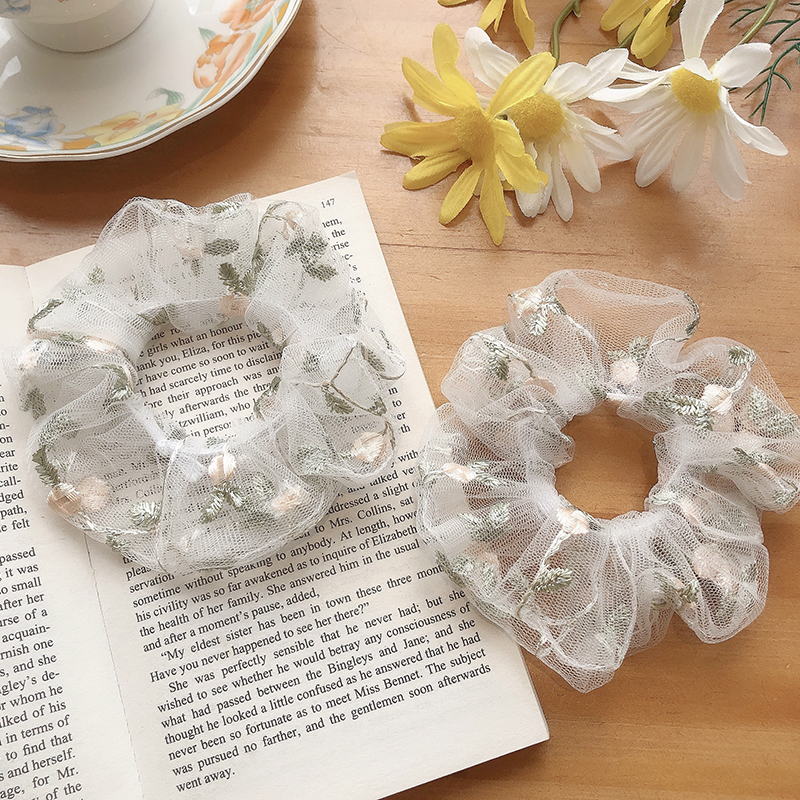 Sét 3 dây buộc tóc nhiều mẫu dễ thương