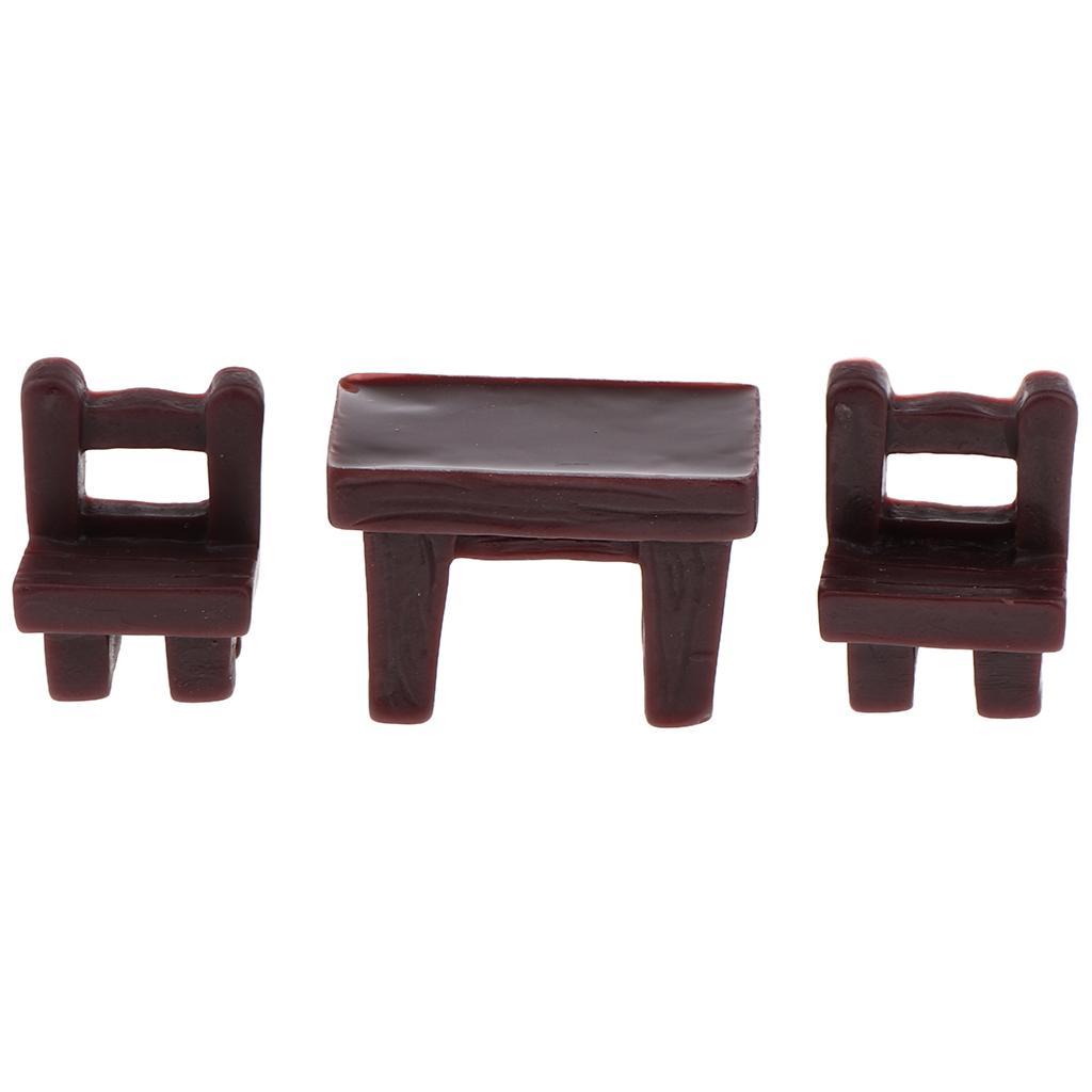 3 Pieces Dollhouse Miniature Set Accessories Dollhouse