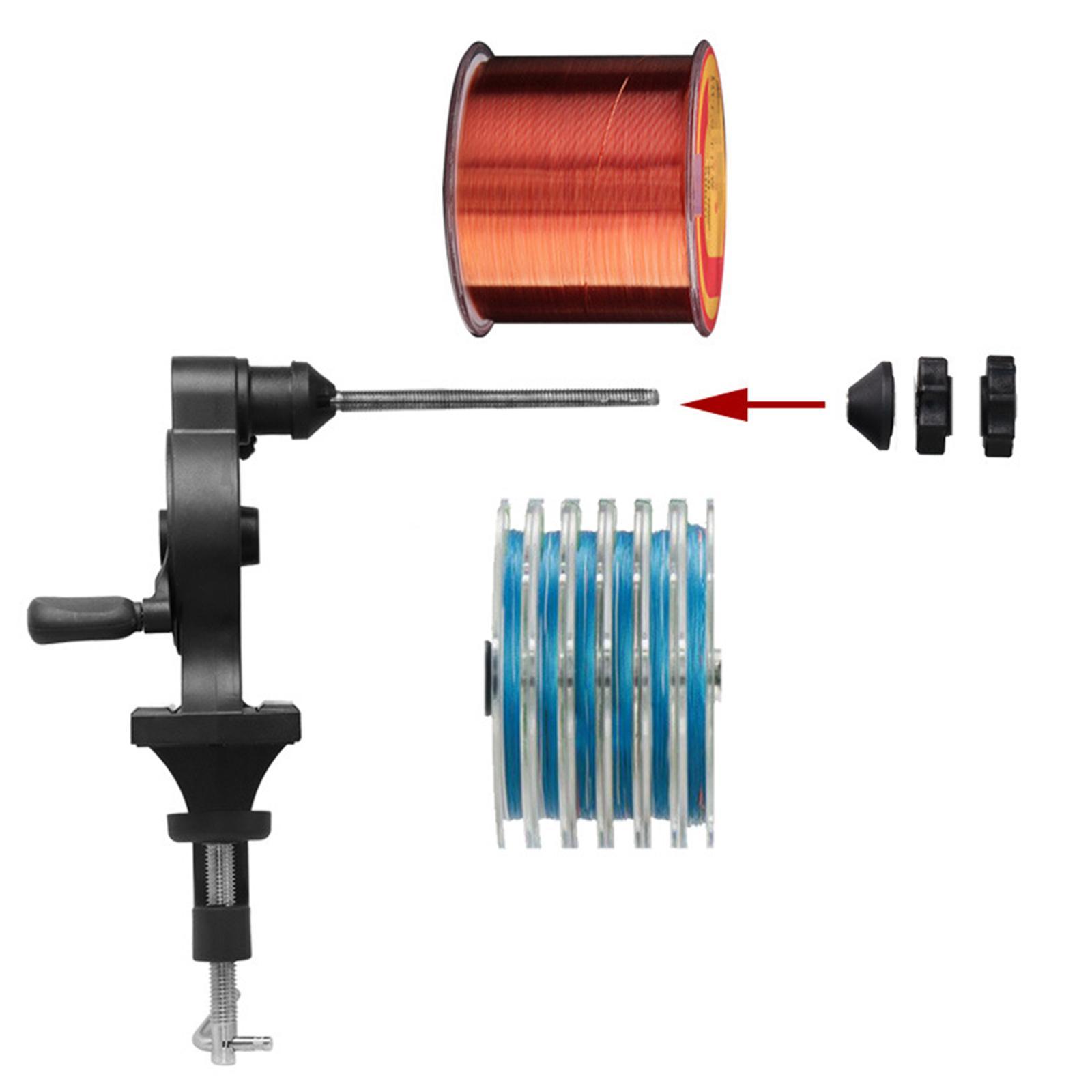 Fishing Reel Line Spooler Winder Spooling Station with Unwinding Function