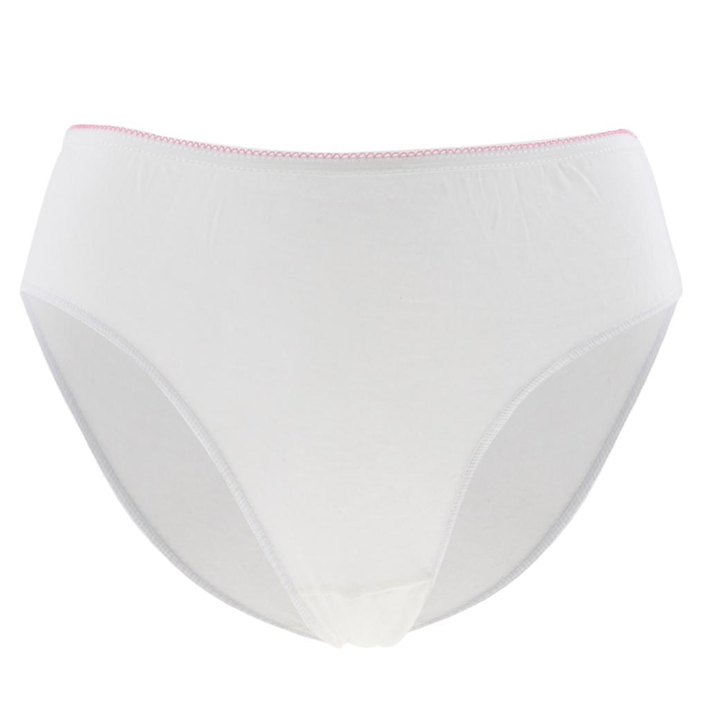 5 Pieces / Pack Lady Women Disposable Cotton Large Underwear Travel Panties Briefs