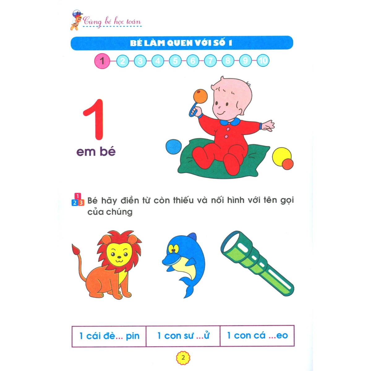 Chuẩn bị cho bé vào lớp 1 - Cùng bé học toán Q5