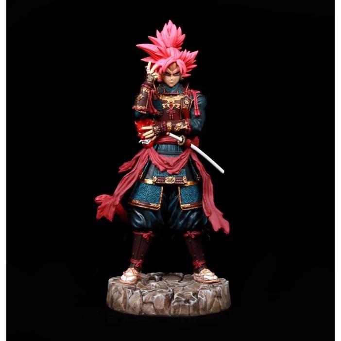 Mô hình Songoku samurai tóc hồng 31cm - Dragon ball