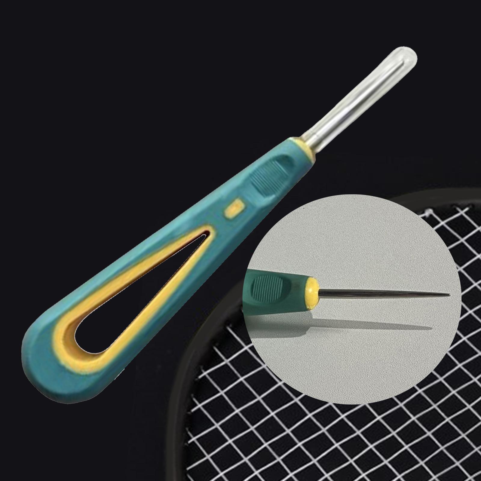 Strong Badminton Racket Stringing Straight Awl, Stringing Machine Tool, Portable Sewing Awl for Tennis and Badminton Racket Supplies