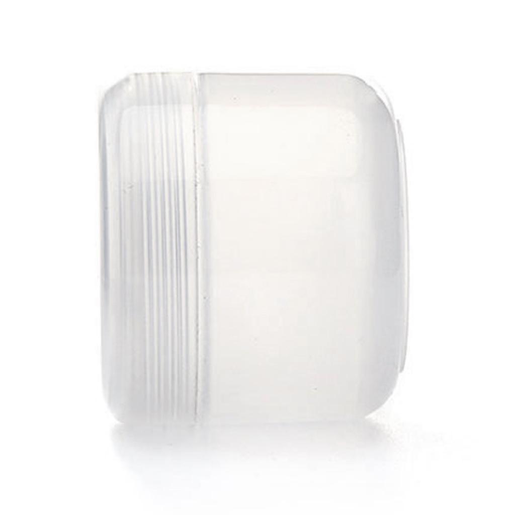 2X Refillable Plastic Empty Face Cream Cosmetic Container with Lid Clear-20g